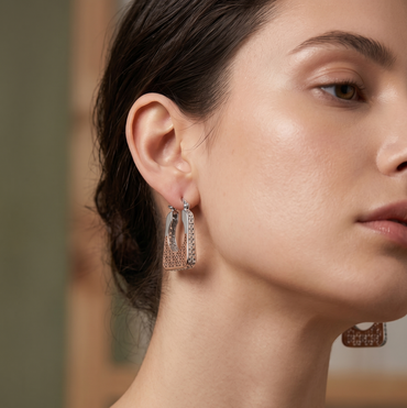 Starburst Lattice Hoops