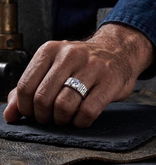 The Stellar Solitaire Ring