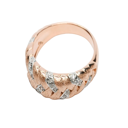 Rosé Braid Ring