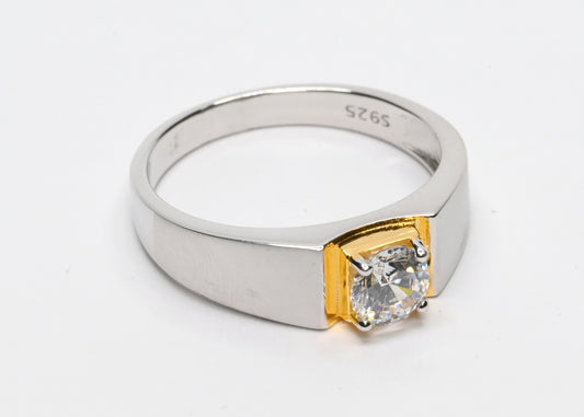 BAND SOLITARE RING