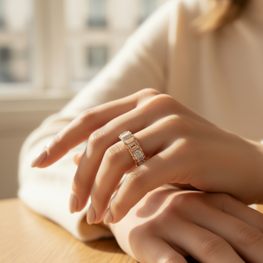 The Alterna Gold Pavé Band Ring
