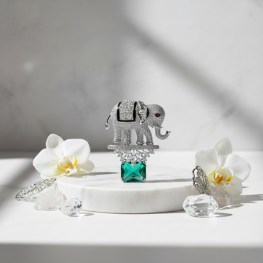 The Royal Elephant Brooch