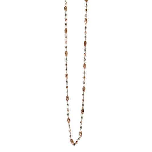The Rose Diamond-Cut Matar Mala