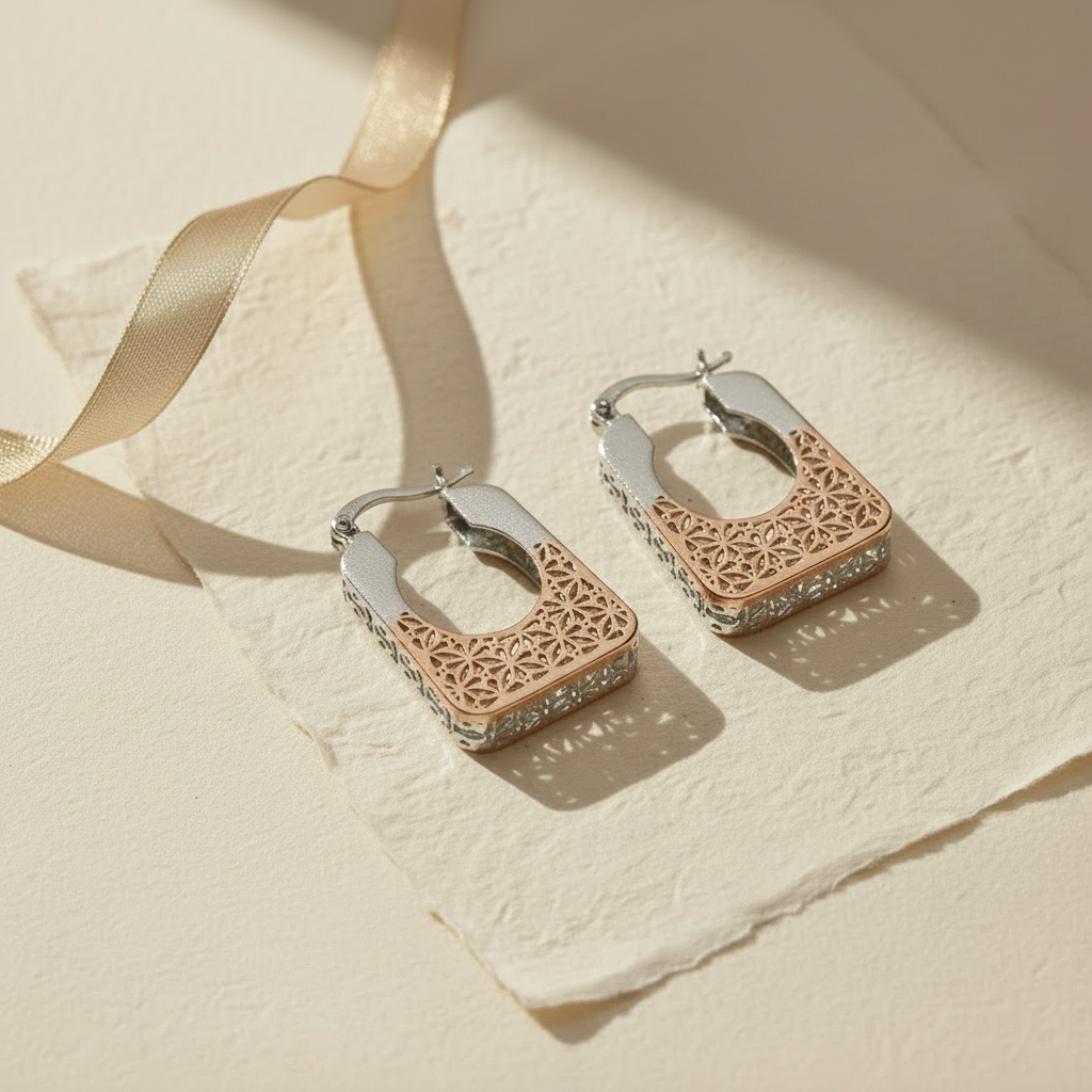 Starburst Lattice Hoops