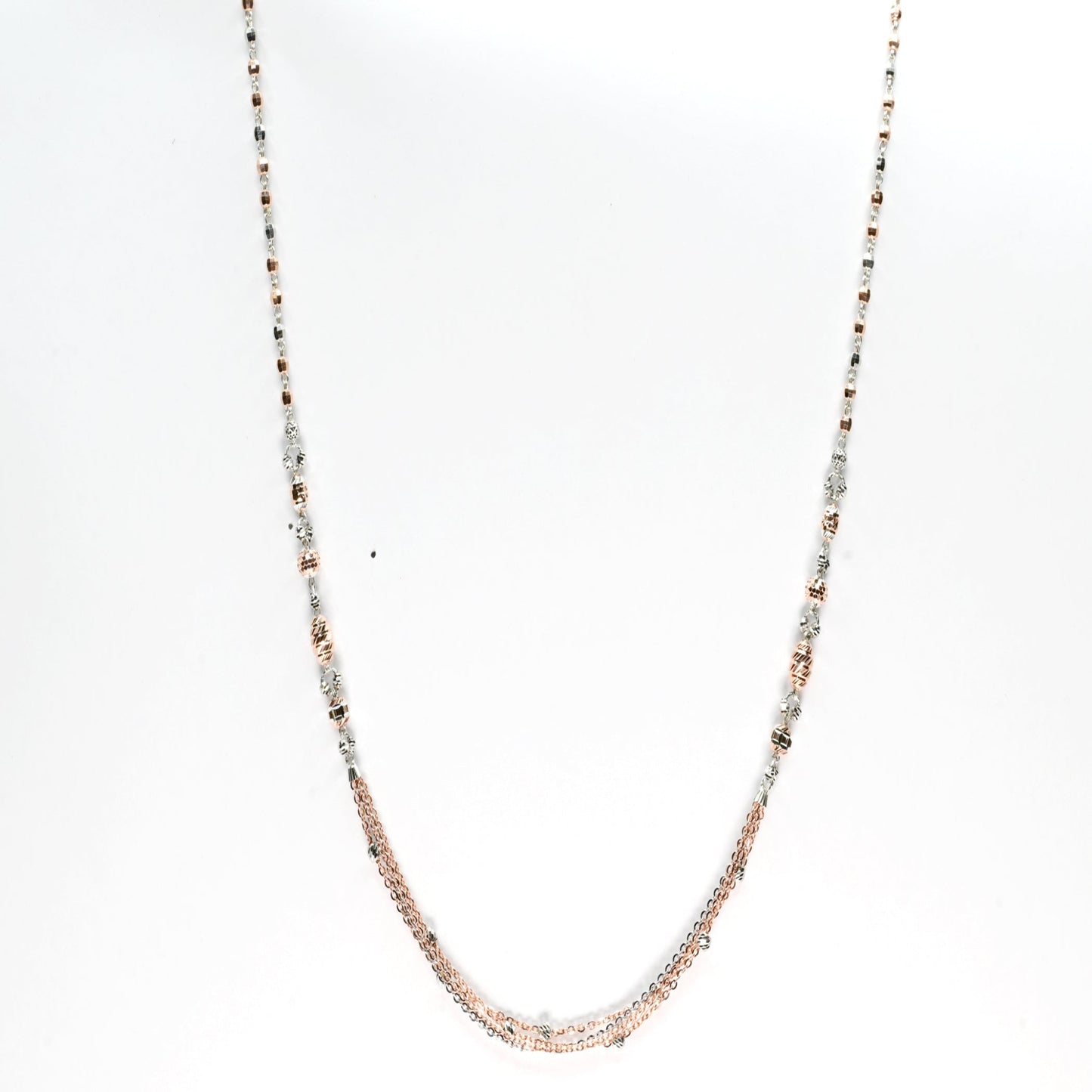 Celestial Layers Silver Necklace