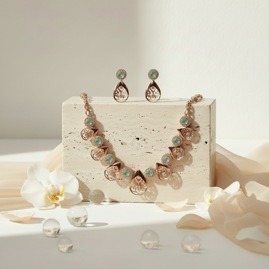 Royal Fern Necklace Set