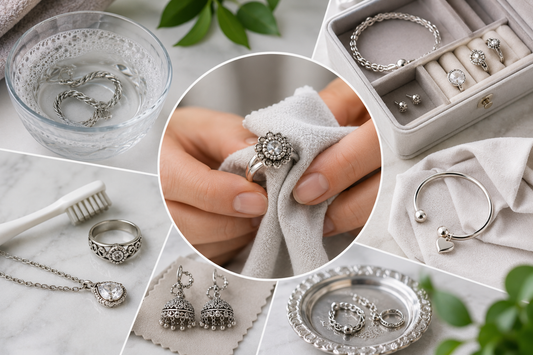 How to Clean and Care for Your Silver Jewellery to Keep It Shining for Years