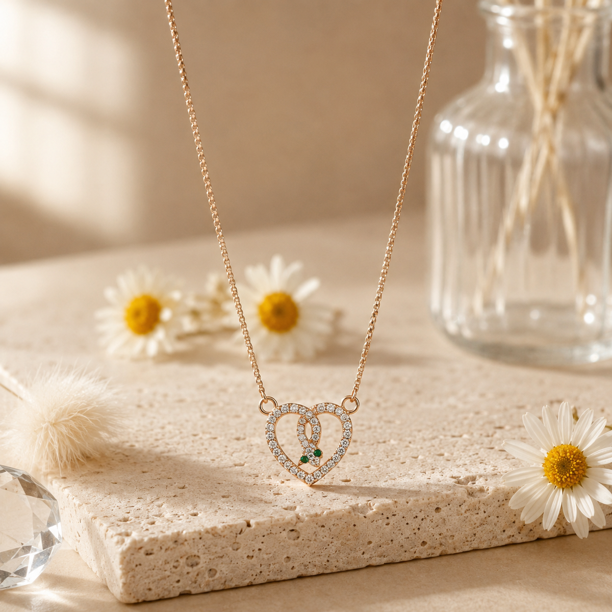 The Serpent Heart Chain Pendant