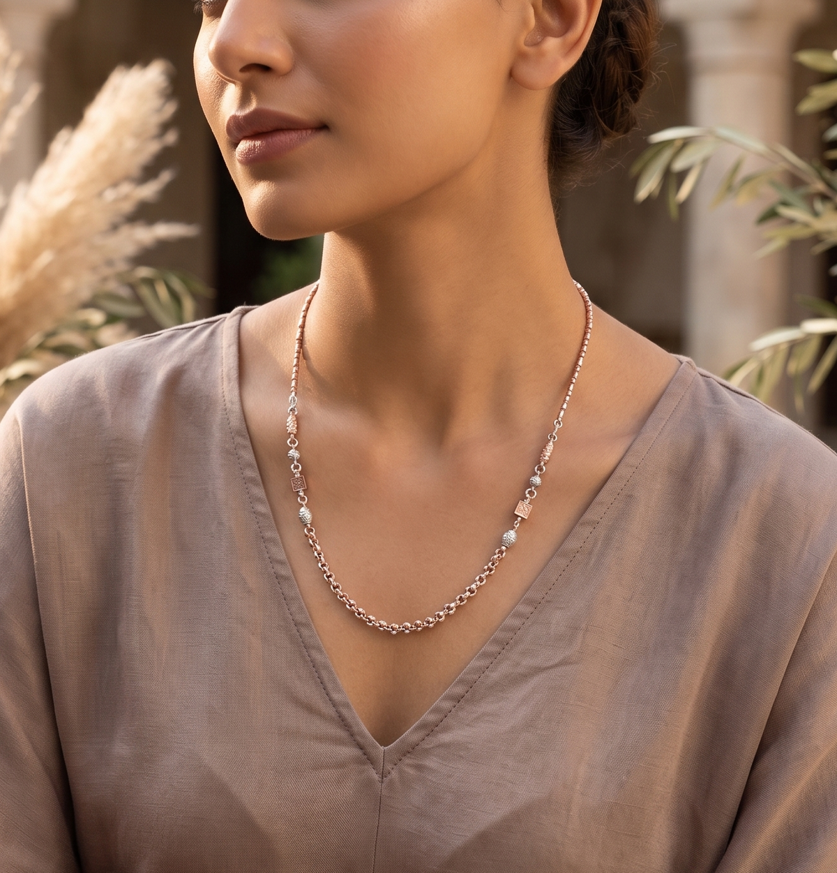 The Textured Bead Matar Mala