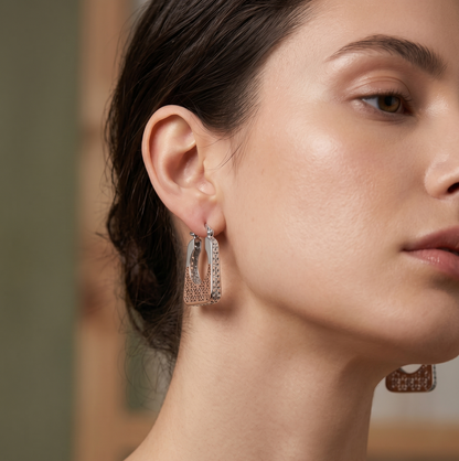 Starburst Lattice Hoops