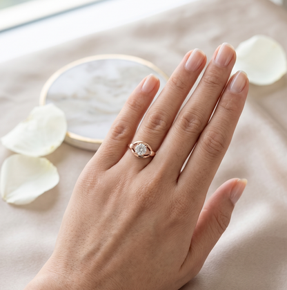 The Sol Eye Solitaire Ring