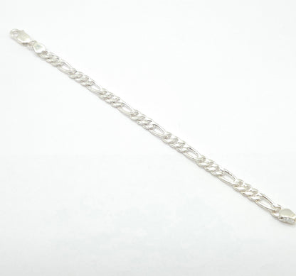 SolSilver Men's Classic Figaro Link Bracelet