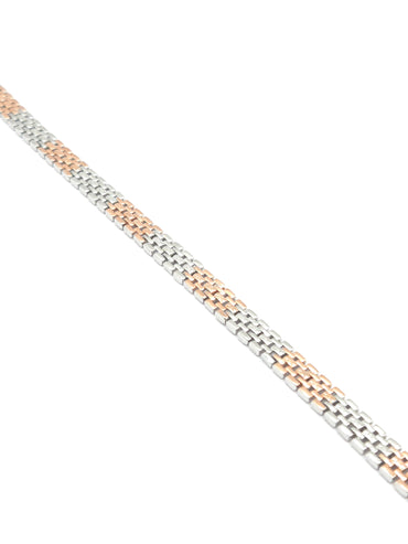 Men's Dual-Tone Jubilee Mesh Bracelet