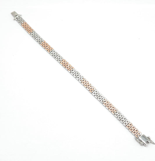 Men's Dual-Tone Jubilee Mesh Bracelet
