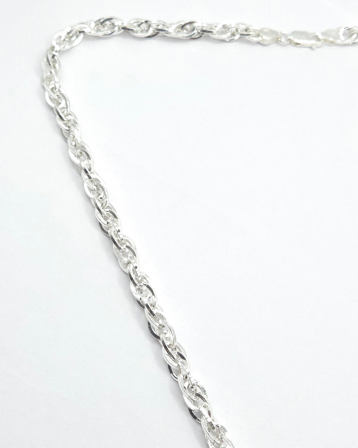 Men's Diamond-Cut Rope Chain