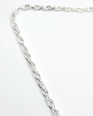 Men's Diamond-Cut Rope Chain