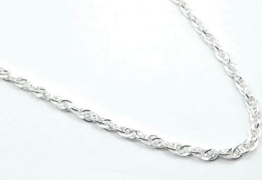 Men's Diamond-Cut Rope Chain