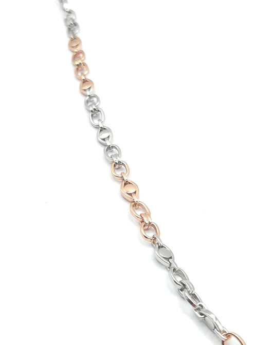 Men's Dual-Tone Rolo Link Chain