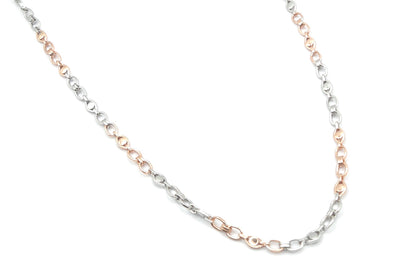 Men's Dual-Tone Rolo Link Chain
