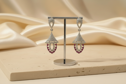 Ruby Bell Jhumki Earrings