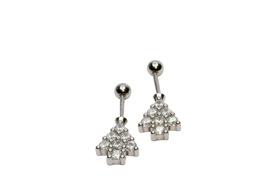 Crystal Geometric Helix Drop