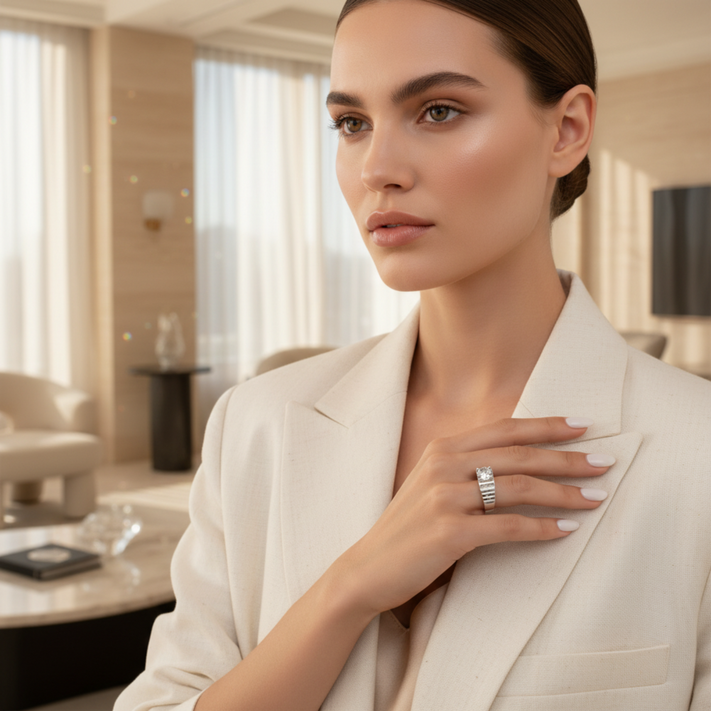 The Stellar Solitaire Ring