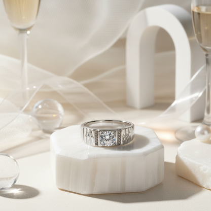 The Stellar Solitaire Ring