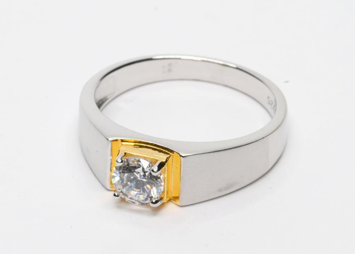 BAND  SOLITARE RING