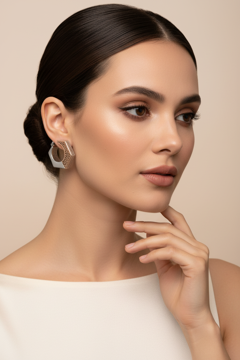 Hexa-Lattice Huggies / Geometric Honeycomb Hoops