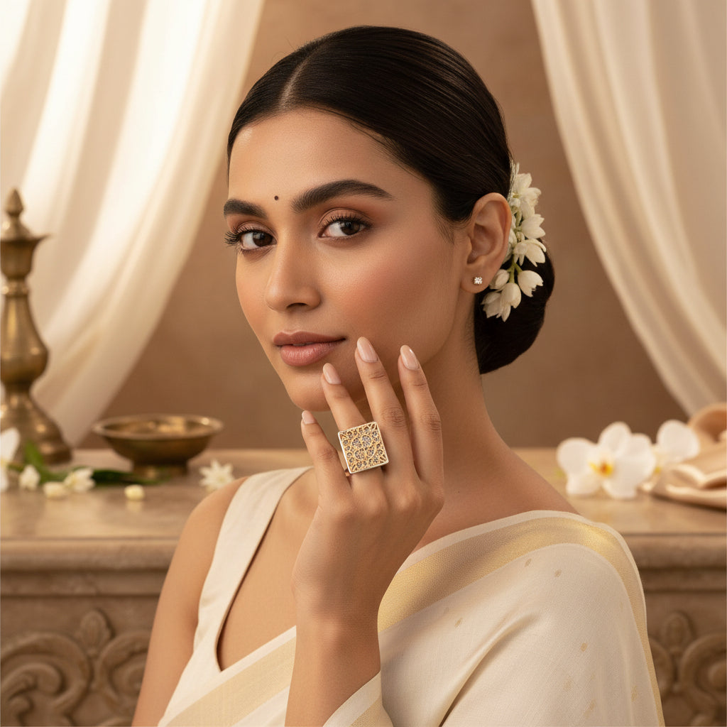 The Filigree Lattice Square Ring