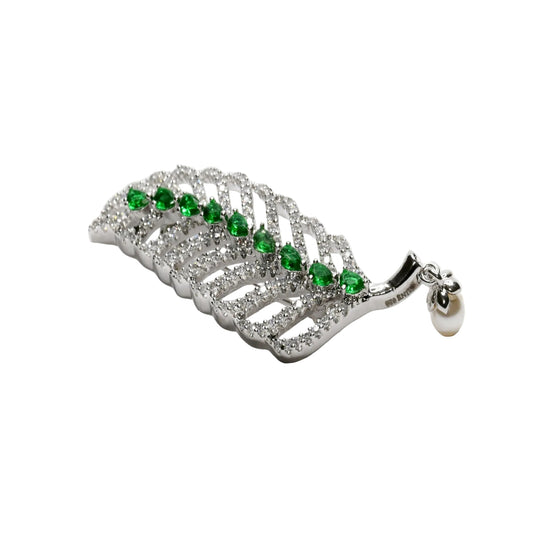 The Pearl Leaf Brooch