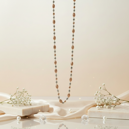 The Rose Diamond-Cut Matar Mala