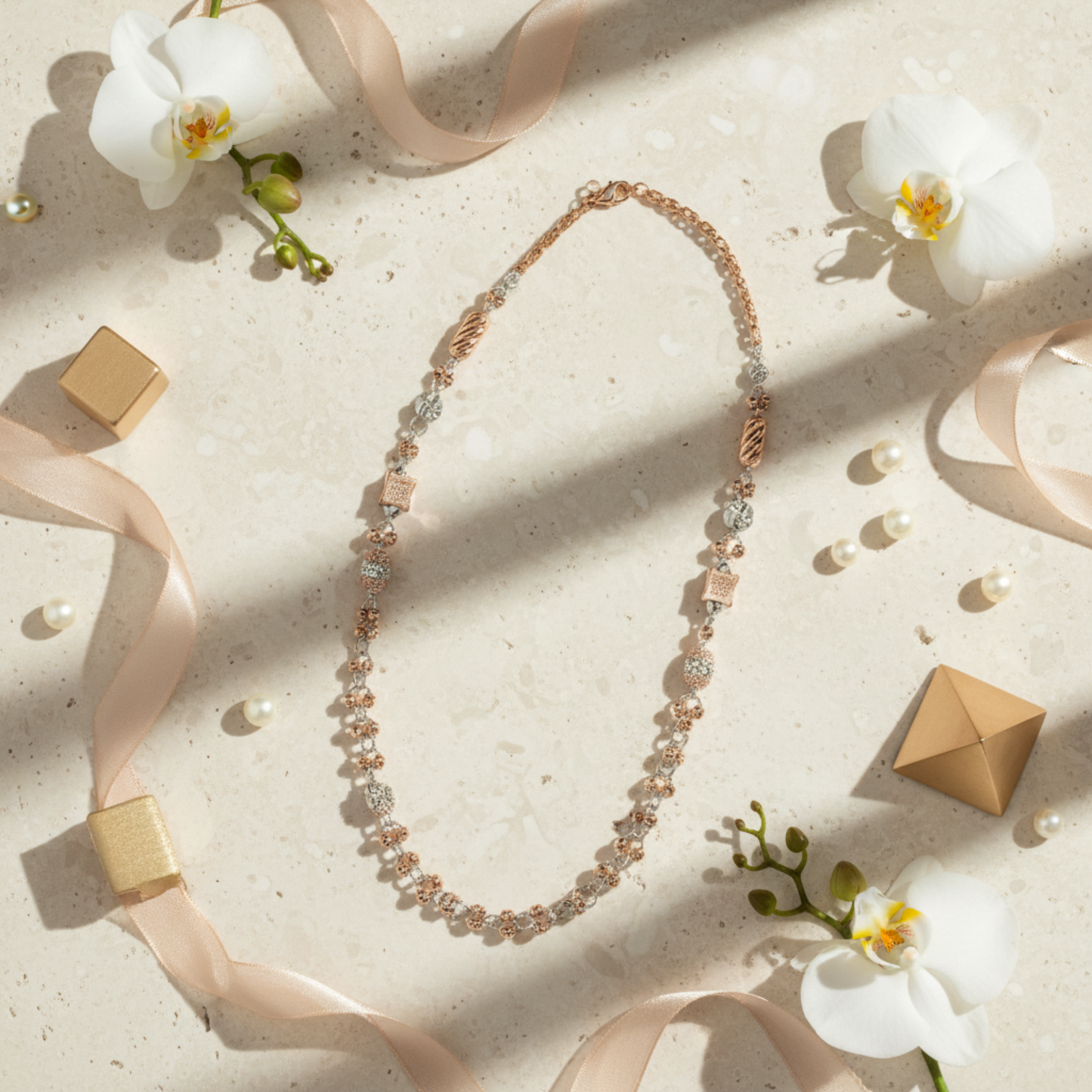The Textured Bead Matar Mala