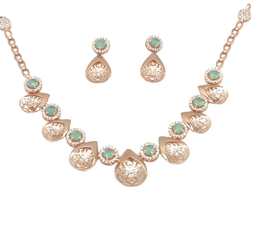 Royal Fern Necklace Set