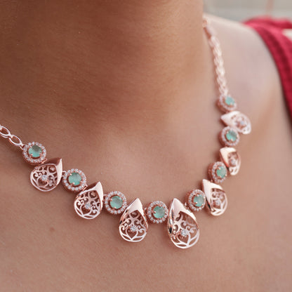 Royal Fern Necklace Set