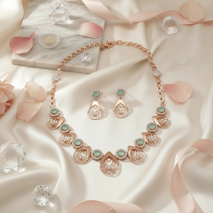 Royal Fern Necklace Set