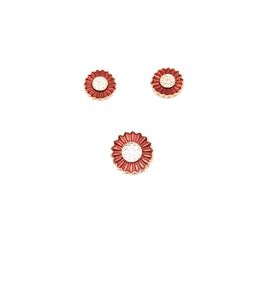 Desert Rose Pendant Set