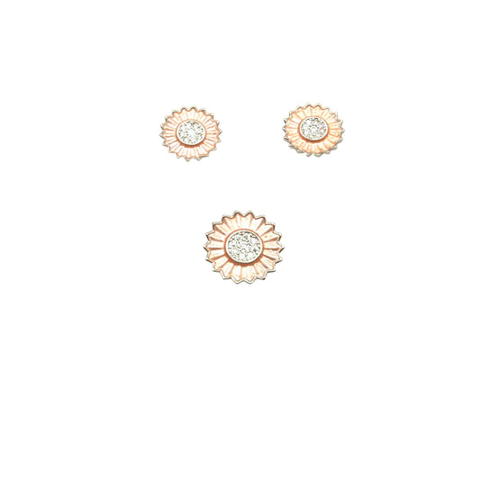 The Desert Rose Pendant & Earring Set