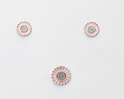 The Desert Rose Pendant & Earring Set