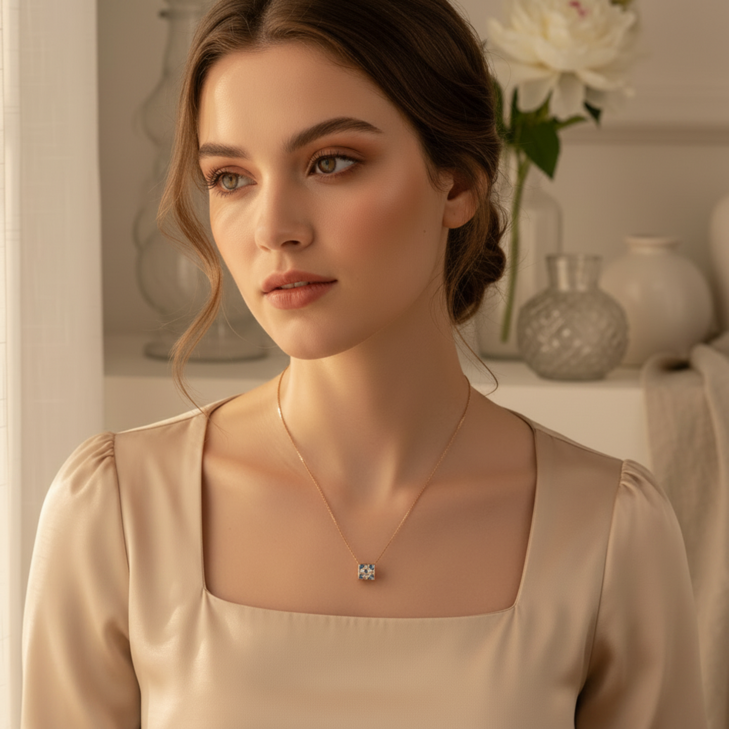The Cube Dice Chain Pendant