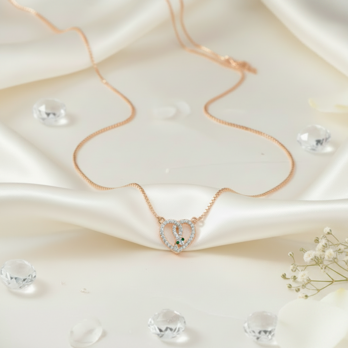 The Serpent Heart Chain Pendant