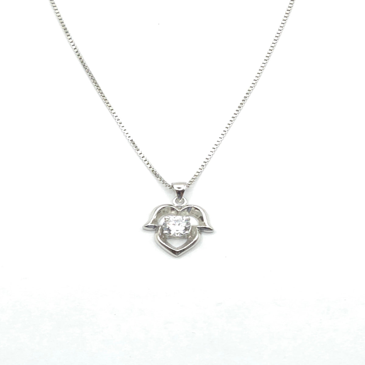 The Hamsa Heart Chain Pendant