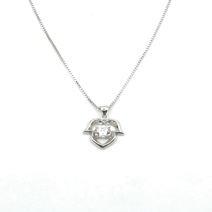 The Hamsa Heart Chain Pendant