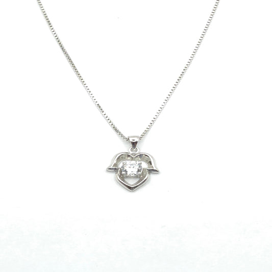 The Hamsa Heart Chain Pendant
