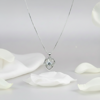 The Hamsa Heart Chain Pendant