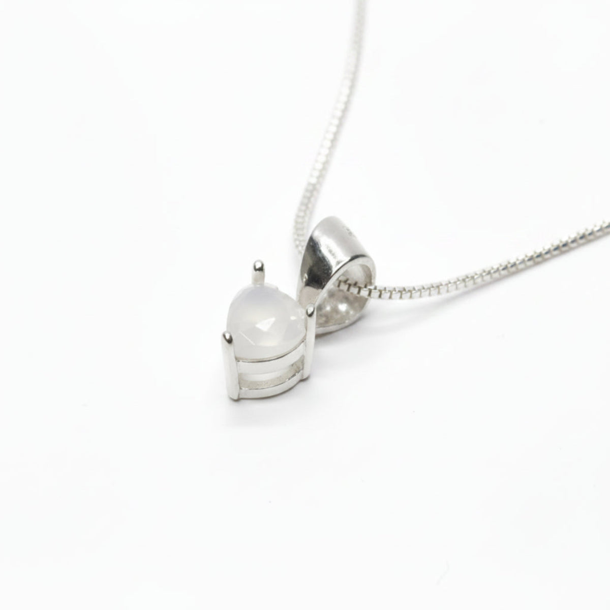 The Moonstone Heart Pendant