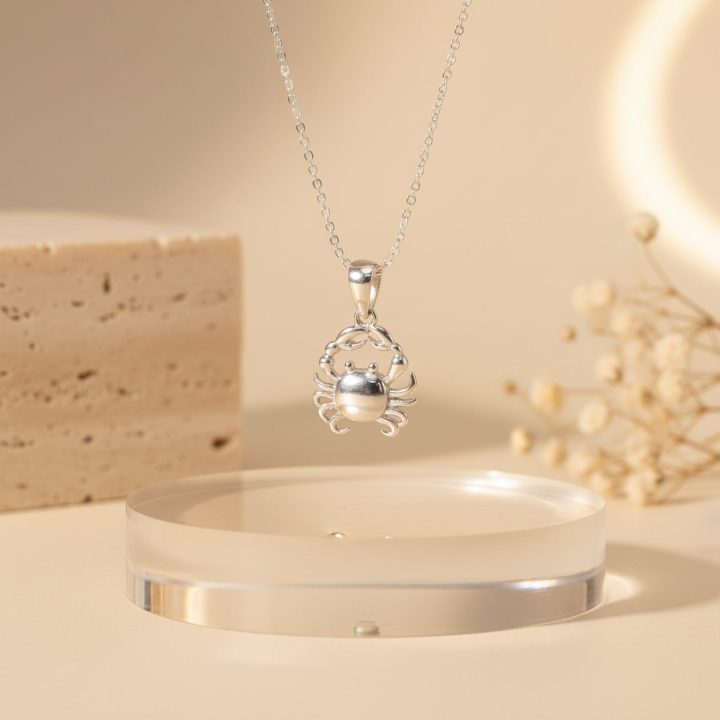 The Silver Crab Pendant