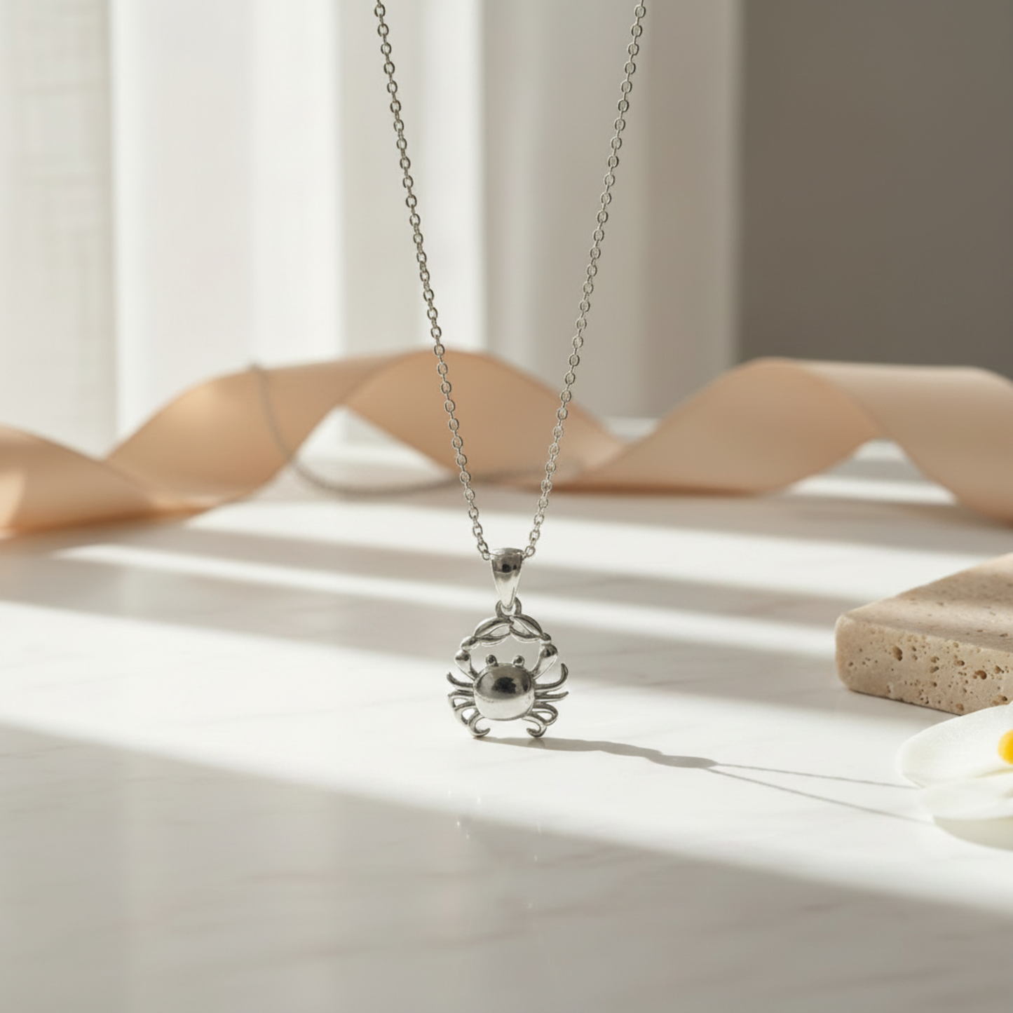 The Silver Crab Pendant