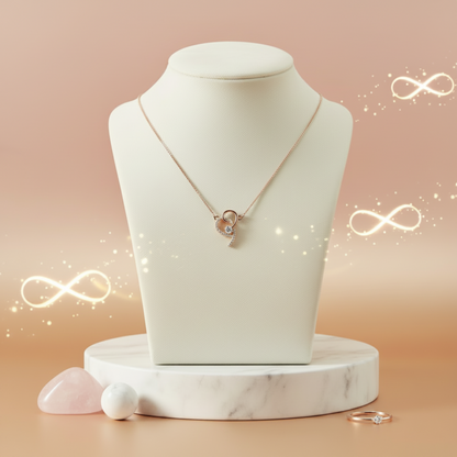 Dancing Solitaire Pendant Chain