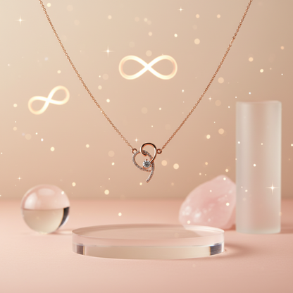 Dancing Solitaire Pendant Chain